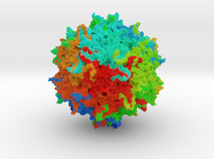 Adeno-associated Virus 4 3d printed 
