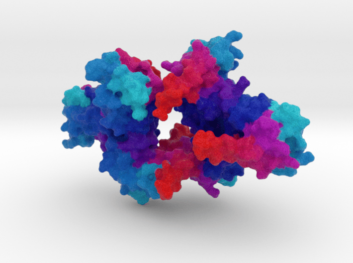 HIV Matrix Protein 3d printed 