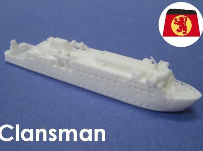 MV Clansman (1:1200) 3d printed 1:1200 scale model of the CalMac Ferry Clansman