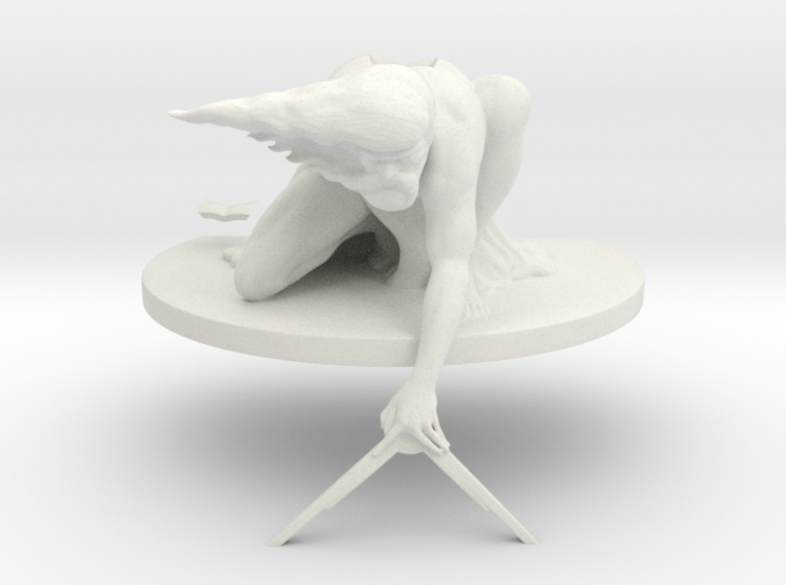 The Ancient of Days Lamp Statuette 3d printed 