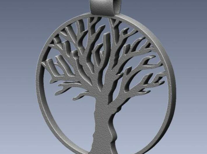 Tree Pendant 3d printed Rendered image