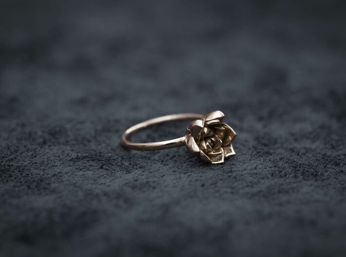 Succulent Stacking Ring No. 4 3d printed 