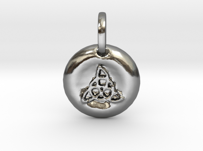 Stylized Triquetra Charm 3d printed 