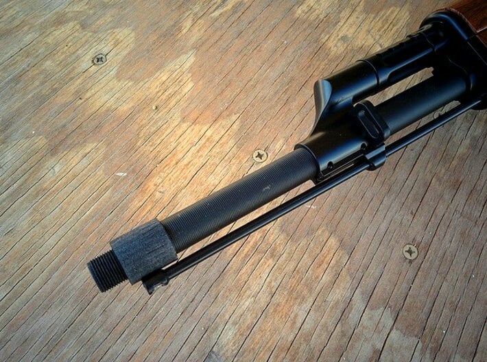 AK Muzzle Adapter (14mm-) 3d printed 
