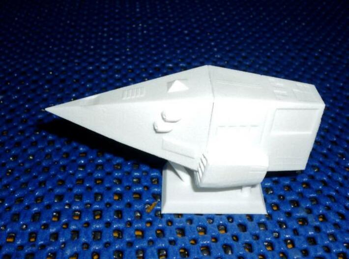 Python-Class Cruiser Model Kit 3d printed Assembled in WSF
