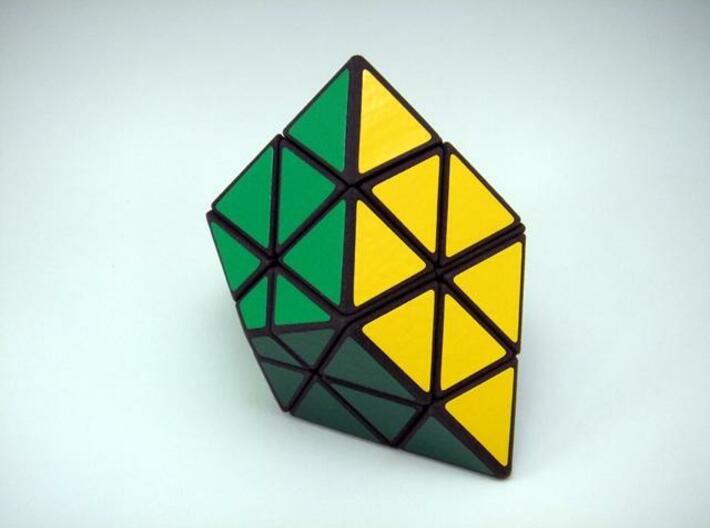 Ice-9 Puzzle 3d printed Yellow Side