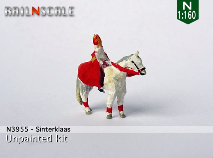 Sinterklaas (N 1:160) 3d printed 