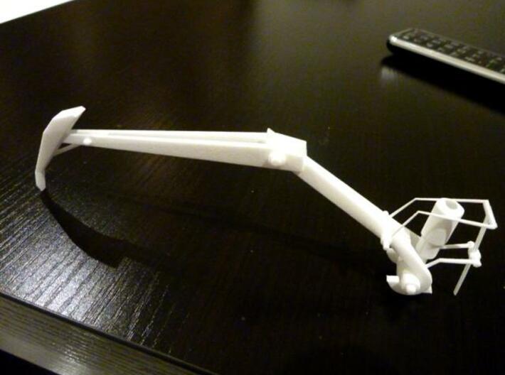 Portal Gun - Claw 3d printed White Strong and Flexible