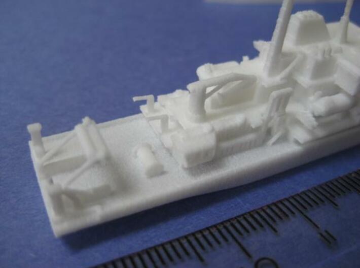 RRS James Clark Ross (1:1200) 3d printed Close-up of the detail on the main deck