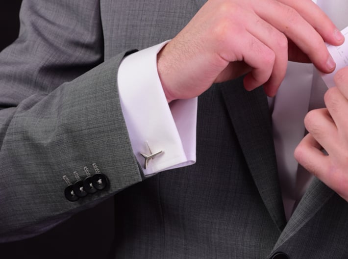 YOUNIVERSAL ONE Cufflinks. Pure Elegance for Him 3d printed