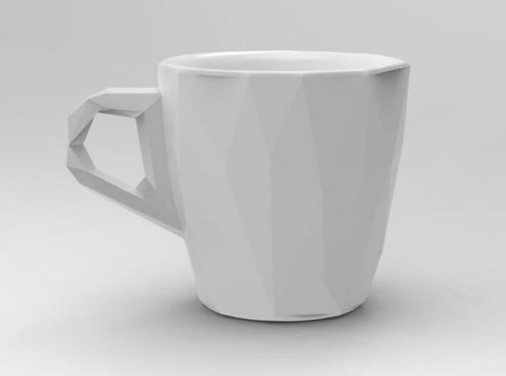 one cup a day | Day 09: Low Resolution Coffee Cup 3d printed Low Resolution Coffee Cup