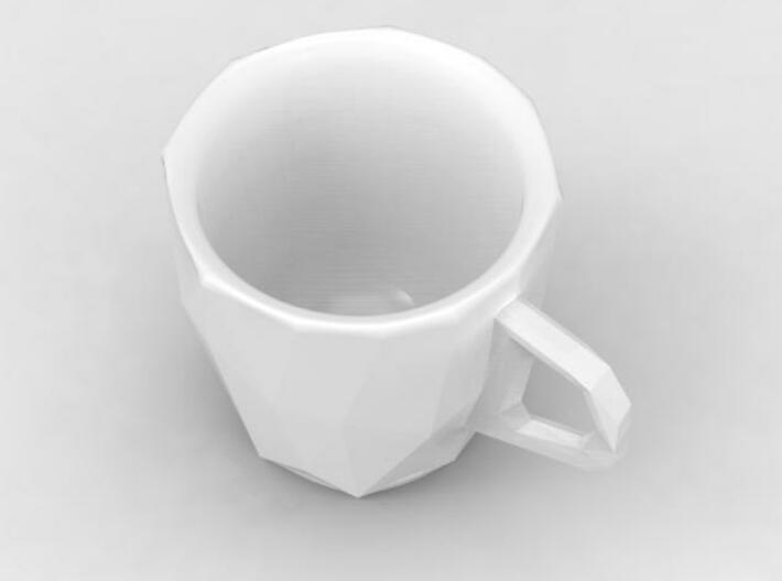 one cup a day | Day 09: Low Resolution Coffee Cup 3d printed view