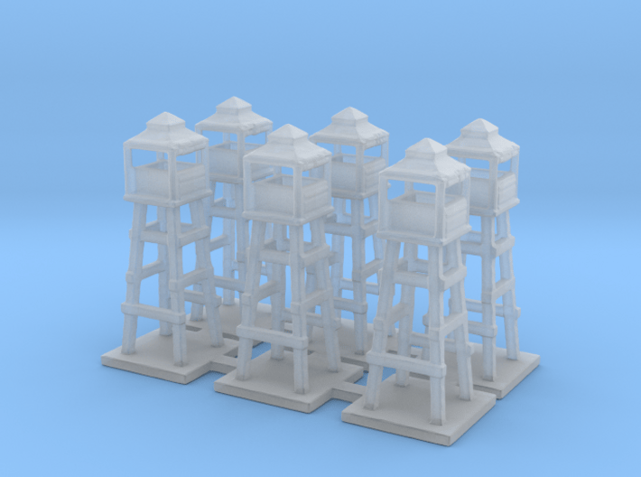 1/285 watch tower x6 3d printed 