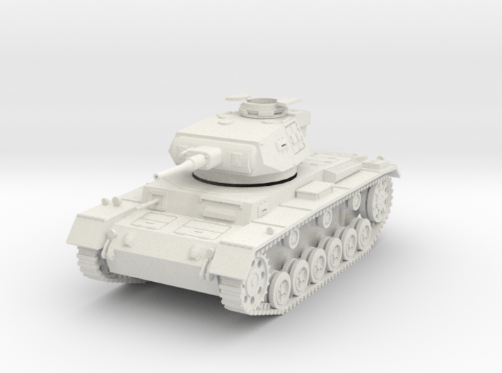PV156E Pzkw IIIG Medium Tank (1/30) 3d printed 