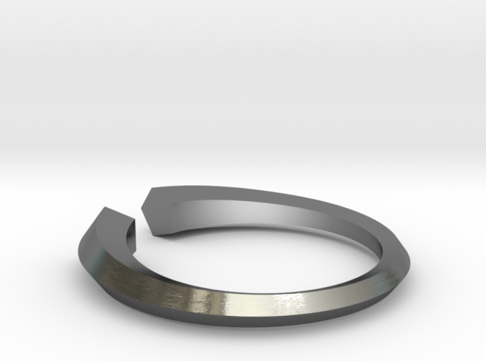 Open Pentagon Ring 3d printed 