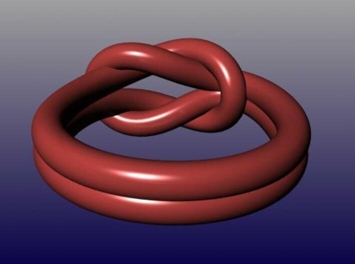 Reef Knot Ring Size 9 3d printed Description