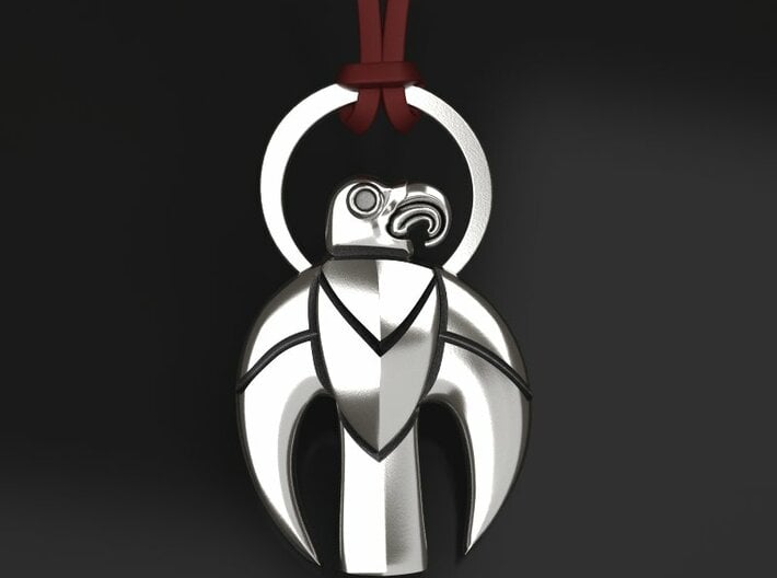 Scythian eagle pendant 3d printed 