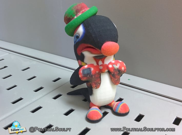 Sham-u the Sad Clown the More accurate Orca Toy  3d printed 