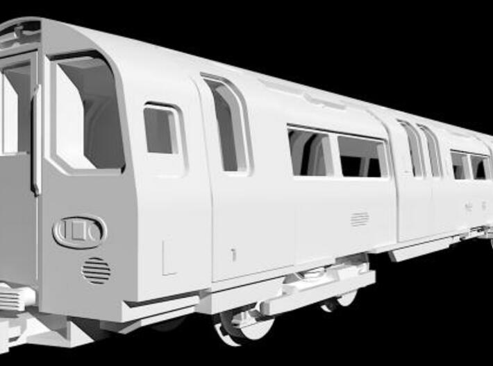 NT95DMu 1:148 95 tube stock driving motor (unpower 3d printed Rendering of the CAD model