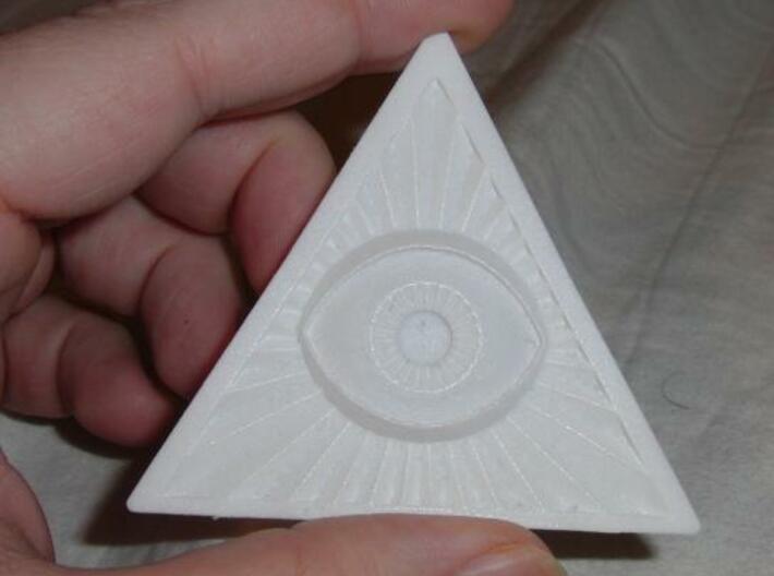 Illuminati -Flat Peice v2e 3d printed
