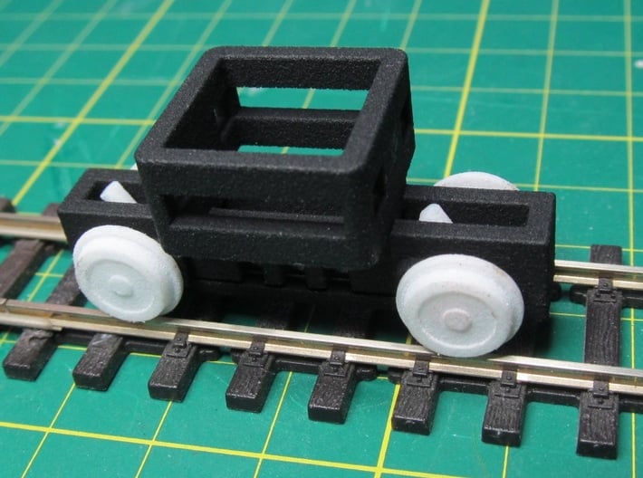 00n3 Free-Wheeler Chassis 3d printed