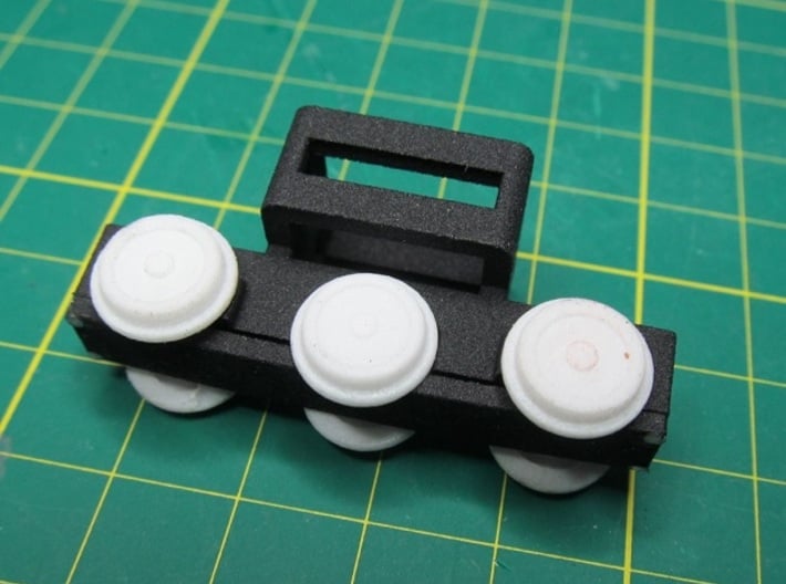 00n3 Free-Wheeler Chassis  3d printed 