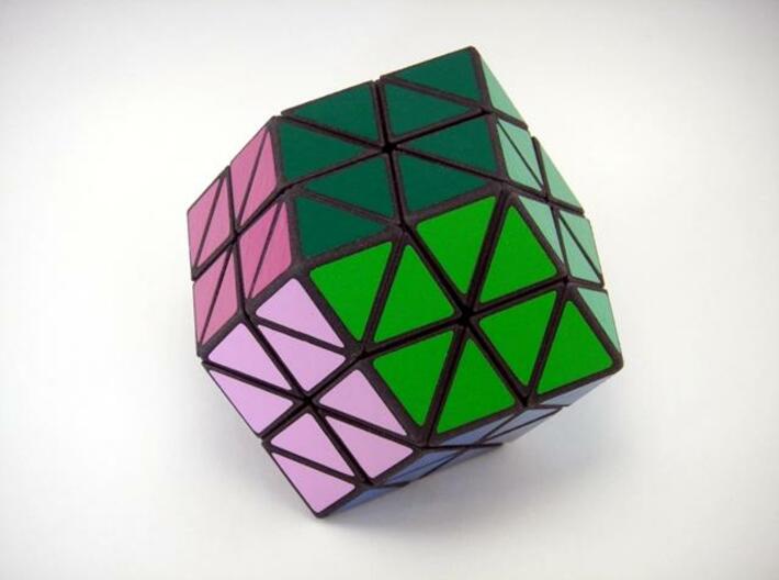 Rhombic18 Puzzle set A 3d printed Solved