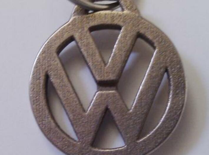 Keychain VW  3d printed Printed in stainless steel