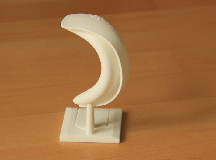 Hippocampus (Dentate Gyrus, CA3, CA2, CA1) 3d printed Back View