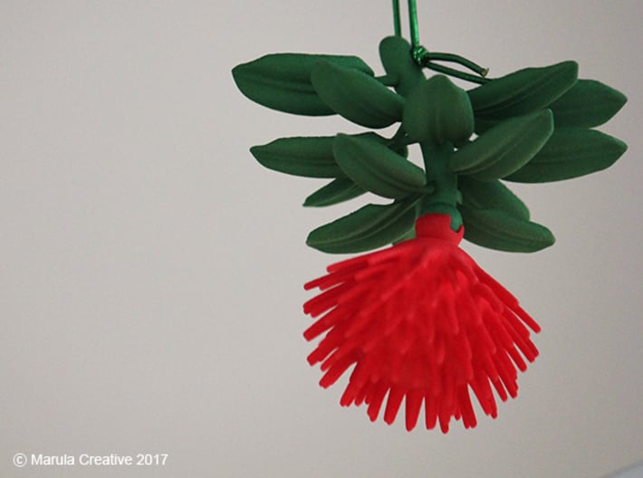 Pohutukawa flower (Christmas tree of New Zealand) 3d printed Pohutukawa flower (Christmas tree of New Zealand)