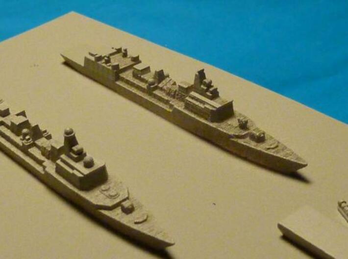 051B & 051C PLAN Destroyers 1:3000 x2 3d printed Photo of painted 051b & 051c