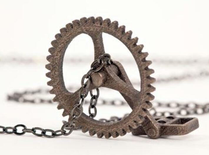 Cycling Necklace 3d printed 
