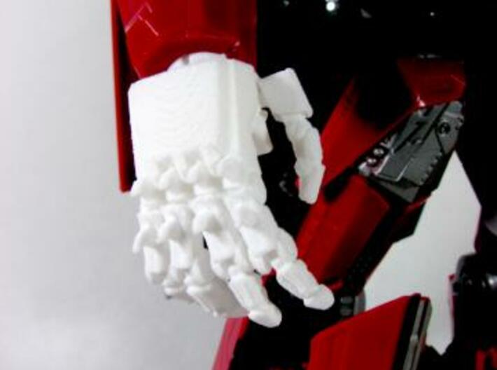 DOTM Leader Sentinel Prime hands (movie acc.) 3d printed knuckle spikes.