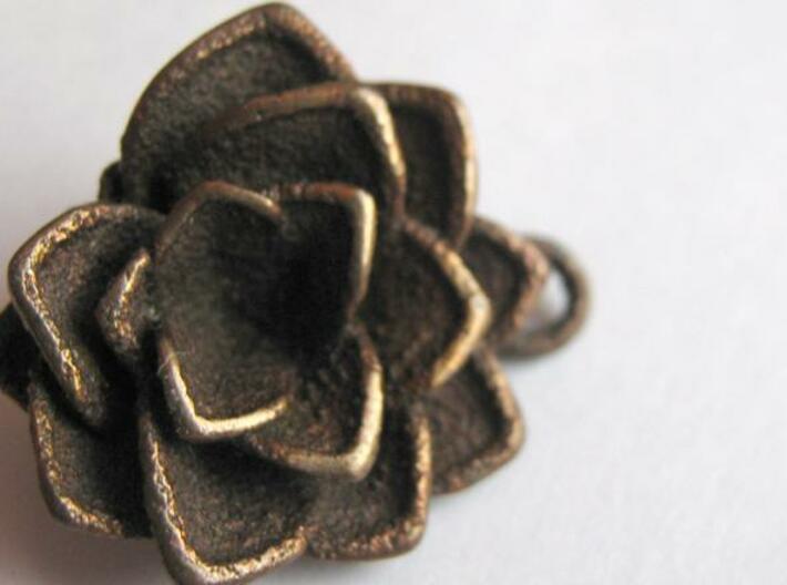 Lotus || Flower Earring 3d printed 
