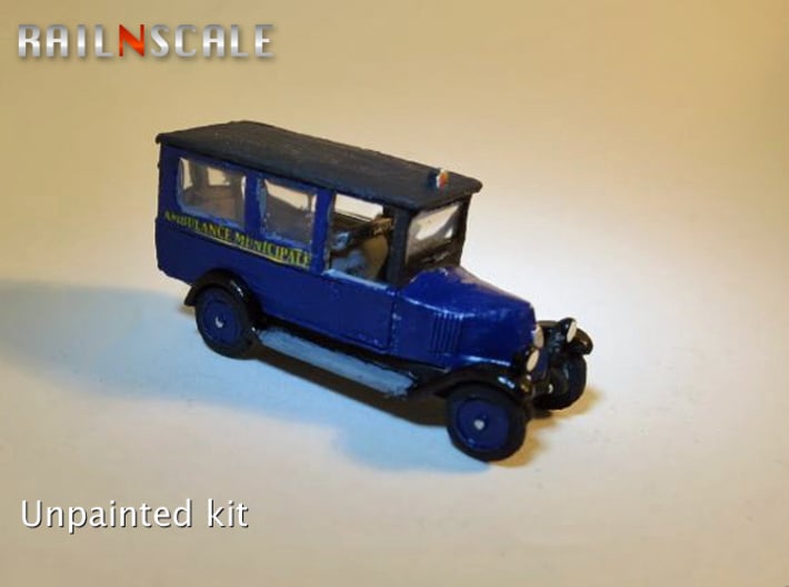 Renault OS Ambulance (N 1:160) 3d printed