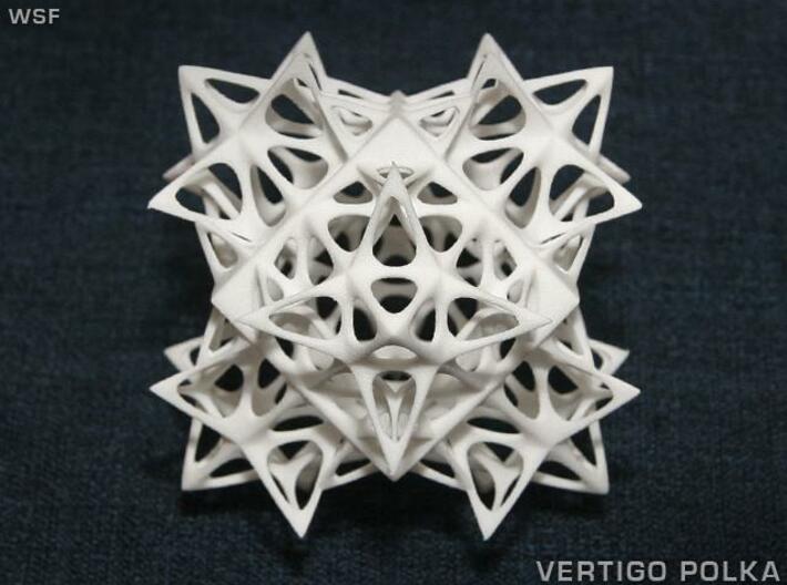 Fractal Cube 100mm 3d printed 