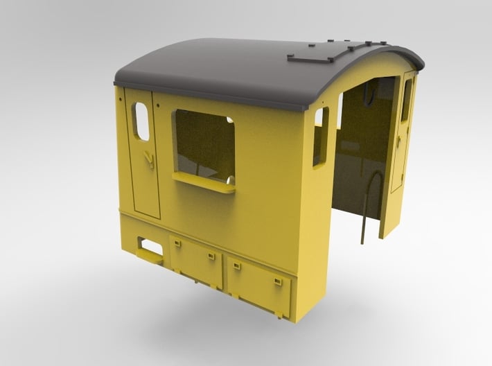 NS 2200 cabin scale 0 (1:45) 3d printed 
