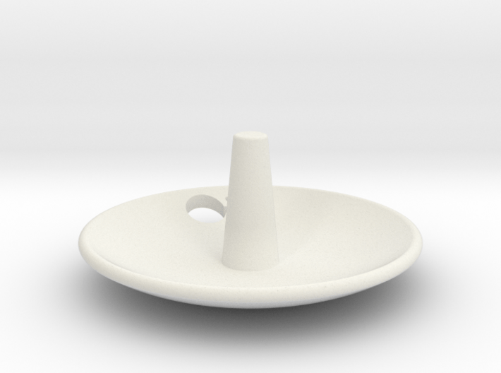 Enterprise Jewelry Dish Full Cut Out 3d printed
