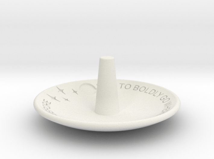 To Boldly Go...Jewelry Dish 3d printed