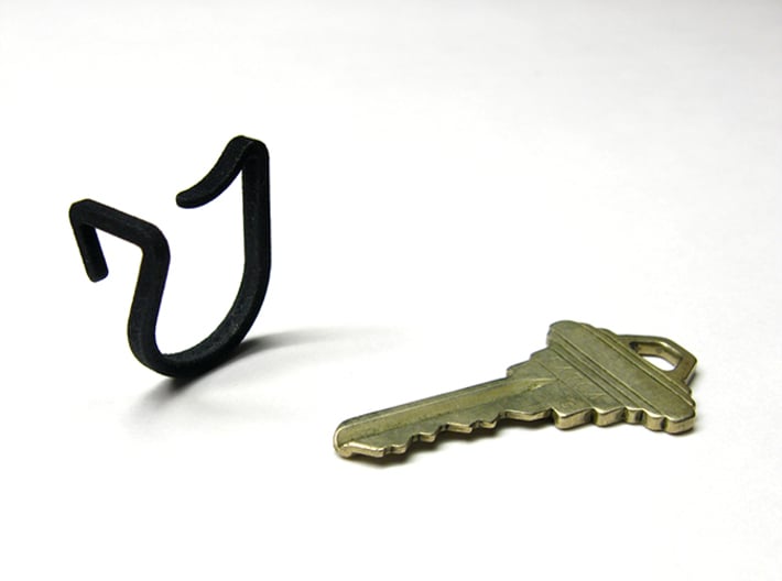 Keon V1*, a ring that holds your key(s) 3d printed aka 7