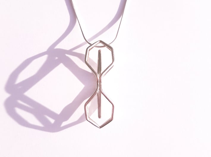 A-LINE Timeless, Pendant 3d printed 