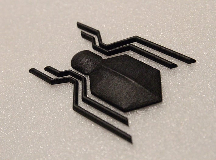 Homecoming Black Chest Spider Symbol for Costume 3d printed 