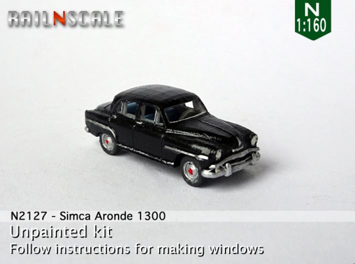 Simca Aronde 1300 (N 1:160) 3d printed 