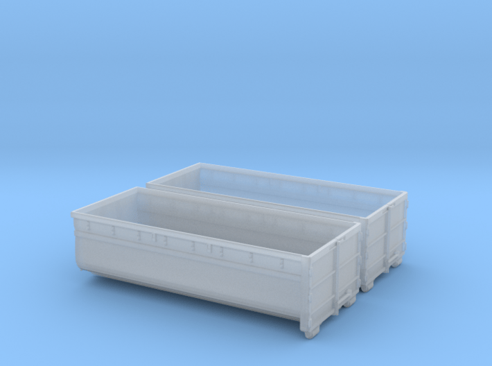 2 Abrollcontainer (N 1:160) 3d printed 
