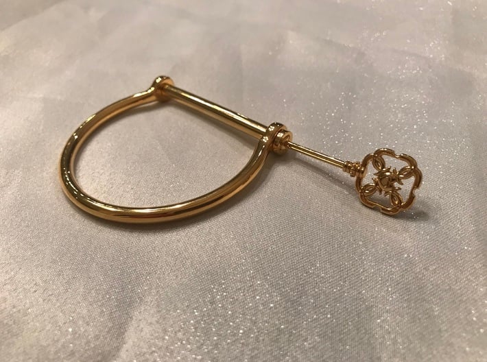 love bangle pin (SMALL) 3d printed 