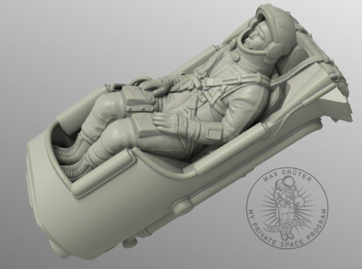 Yuri Gagarin Vostok Ejection Seat  3d printed 
