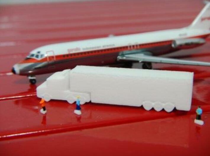 Airport GSE 1:400 Scania Truck Trailer Refrigerato 3d printed