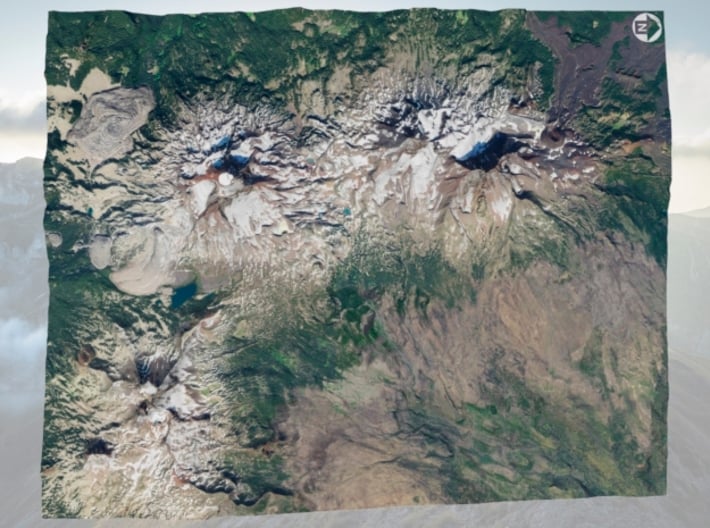 Three Sisters Volcanic Peaks, Oregon: 8