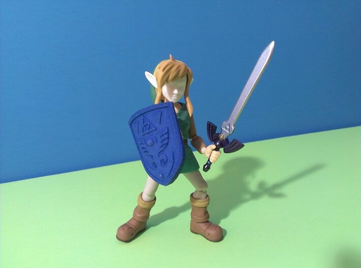 Figma Link to the Past Face 3d printed 