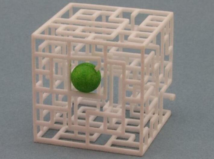 Maze Mix-pack 1 – 555, 666, 777 3d printed Ball in Entrance